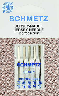 Иглы Schmetz джерси 130/705 H SUK (70x1, 80x2, 90x1, 100x1) 5 шт в Валуйках